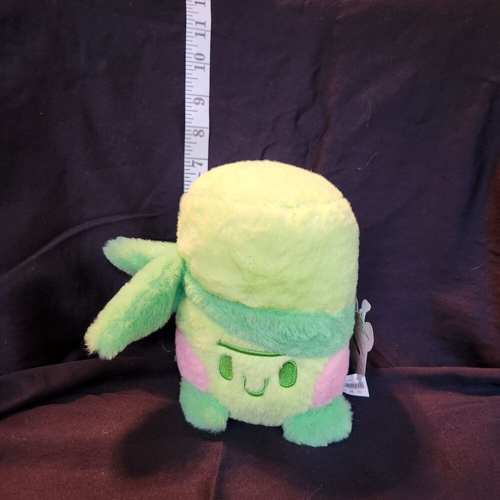 Jargee Planet Make Joy Infinite Plush 7"  Green & Pink Unknown Character
